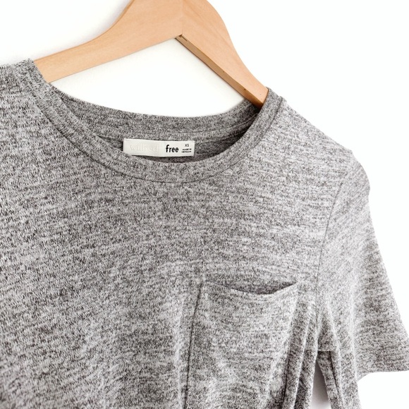 Aritzia - Wilfred Free Subah Tie Knot Knit Top Grey - Size XS - Picture 2 of 3